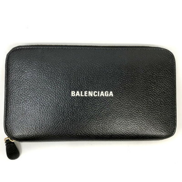 BALENCIAGA Zip Long Wallet Black - Picture 1 of 6